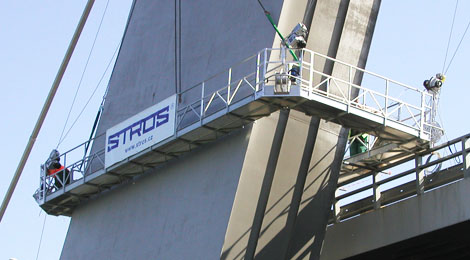 Závěsné lávky a pracovní plošiny